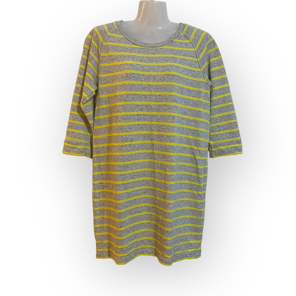 Grey and Yellow Striped Tunic